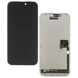 Дисплей для Apple iPhone 15 Pro Max, чорний, з рамкою, High Quality, 120Hz, JCID-OLED, (без помилки)