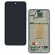 Дисплей для Samsung A356 Galaxy A35 5G, блакитний, з рамкою, Original (PRC OD), Iceblue, GH82-34221B