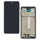 Дисплей для Samsung A736 Galaxy A73 5G, черный, с рамкой, оригинал (PRC OD), GH82-28884A