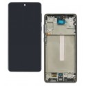 Дисплей для Samsung A736 Galaxy A73 5G, черный, с рамкой, оригинал (PRC OD), GH82-28884A