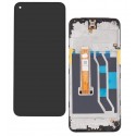 Дисплей для Oppo A53, Oppo A32 (2020), с сенсорным экраном (дисплейный модуль), черный, с рамкой, (Box)