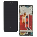 Дисплей для Huawei Honor X9B, Magic 6 Lite 5G, X50, черный, с сенсорным экраном, с рамкой, Original PRC
