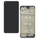 Дисплей для Oppo A78 4G (CPH2565), черный, с рамкой, High Quality (OLED)