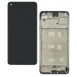 Дисплей для Oppo A78 4G (CPH2565), черный, с рамкой, High Quality (OLED)