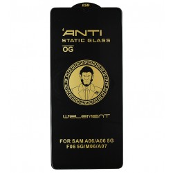 Захисне скло для Samsung A055 Galaxy A05, A057 Galaxy A05s, A065 Galaxy A06, 3D, чорне