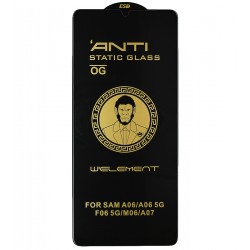 Защитное стекло для Samsung A075 Galaxy A07 (2025), 3D, Full Glue, черное