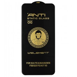 Захисне скло для Samsung Galaxy S26 FE, Galaxy S25 FE, 3D, Full Glue, чорне