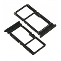 Тримач SIM-карти для Xiaomi Redmi 15 4G, Redmi 15 5G, чорний, Midnight Black