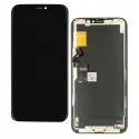 Дисплей для Apple iPhone 11 Pro, чорний, з рамкою, Original FOG, 60Hz