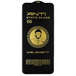 Захисне скло для Tecno Spark 40, Spark 40C, Spark Go 2, Spark Go 1S, Spark 30 (5G), Spark 30C, Spark Go 1, 3D, Full Glue, чорне
