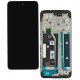 Дисплей для Motorola Moto E15, Moto G05, Moto G15, Moto G15 Power, чорний, з рамкою, GXQC Service Pack