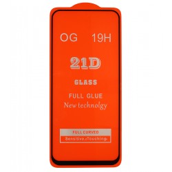 Захисне скло для Realme 10 Pro 5G, сумісне з чохлами, Full Glue, без упаковки, чорне
