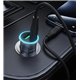 Автомобильное зарядное устройство Acefast B16, (USB+Type-C), 95Вт, metal gray