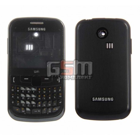 Корпус для Samsung S3350, черный, high-copy