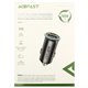 Автомобильное зарядное устройство Acefast B16, (USB+Type-C), 95Вт, metal gray