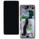 Дисплей для Samsung G998 Galaxy S21 Ultra 5G, серебристый, с рамкой, Original (PRC), phantom silver, без фронтальной камеры, (GH82-26035B/GH82-26036B), ...
