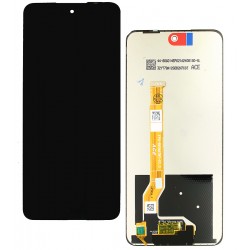 Дисплей для Realme C65 4G, C65 5G, черный, с сенсорным экраном (дисплейный модуль), RMX3910, GXQC Service Pack