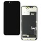 Дисплей для Apple iPhone 13 mini, чорний, з рамкою, High Copy, без мікросхеми, (OLED), GX OEM hard