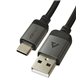 Кабель Type-C - USB, AceFast C20-04, 1.2 метра, чорний