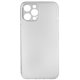 Чехол для Apple iPhone 12 Pro Max, Matt Protective, матовый, полупрозрачный полиуретан, белый