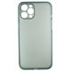 Чехол для Apple iPhone 12 Pro Max, Matt Protective, матовый, полупрозрачный полиуретан, синий