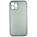 Чехол для Apple iPhone 12 Pro Max, Matt Protective, матовый, полупрозрачный полиуретан, синий