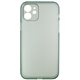 Чехол для Apple iPhone 12, Matt Protective, матовый, полупрозрачный полиуретан, синий