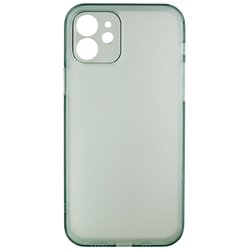 Чехол для Apple iPhone 12, Matt Protective, матовый, полупрозрачный полиуретан, синий