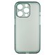 Чехол для Apple iPhone 15 Pro, Matt Protective, матовый, полупрозрачный полиуретан, синий