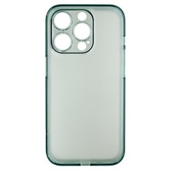 Чехол для Apple iPhone 15 Pro, Matt Protective, матовый, полупрозрачный полиуретан, синий