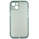 Чехол для Apple iPhone 15, Matt Protective, матовый, полупрозрачный полиуретан, синий