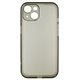 Чехол для Apple iPhone 15, Matt Protective, матовый, полупрозрачный полиуретан, черный