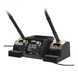 Паяльная станция прецизионная GVM T210D, 2 паяльника стандарта JBC 210, 120W, 150C - 480C