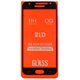 Защитное стекло для Samsung J330 Galaxy J3 (2017), J330F Galaxy J3 (2017), сумісне з чохлами, Full Glue, без упаковки, чорний