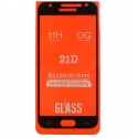 Защитное стекло для Samsung J330 Galaxy J3 (2017), J330F Galaxy J3 (2017), сумісне з чохлами, Full Glue, без упаковки, чорний
