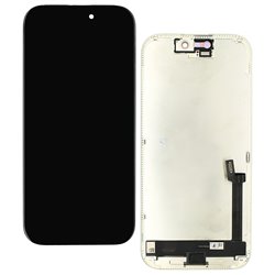 Дисплей для Apple iPhone 17 Pro Max, черний, с рамкой, High Copy, (OLED), ZY-OLED, 120Hz, без ошибки