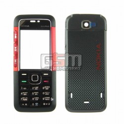 Корпус для Nokia 5310, копия AAA, красный, с клавиатурой