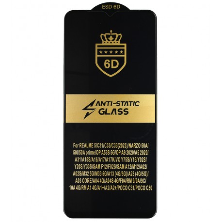 Защитное стекло ESD 6D для Infinix Hot 11, Smart 7 (X6515), Smart 7 HD (X6516), Motorola Moto E22, Moto E22i, Oppo A15, A15s, A16, A16s, A17,...
