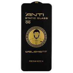 Захисне скло для Xiaomi Poco M7 Pro 5G, Redmi Note 14 4G, Redmi Note 14 5G, 3D, Full Glue, чорне