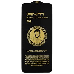 Захисне скло для Oppo A15, A15s, 3D, Full Glue, чорне