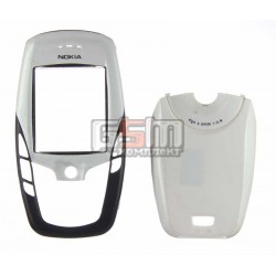Корпус для Nokia 6600, белый, копия ААА