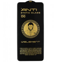 Захисне скло для OnePlus Ace Pro, OnePlus Ace (5G), OnePlus 10T, OnePlus 10R, 3D, Full Glue, чорне