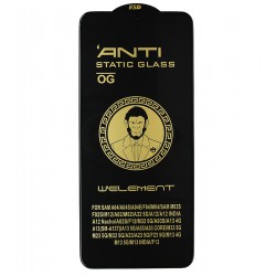 Захисне скло для Oppo A17, A17, A16s, A16k, A16e, A16, A55s, A56 (5G), A55 (5G), 3D, Full Glue, чорне