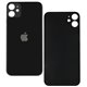 Задняя панель корпуса для Apple iPhone 11, черный, без снятия рамки камеры, Original (PRC), big hole