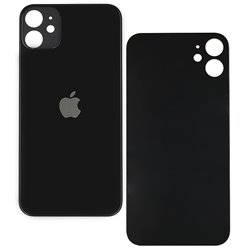 Задня панель корпуса для Apple iPhone 11, чорний, без зняття рамки камери, Original (PRC), big hole