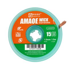 Оплетка для выпаивания Amaoe LAN-1515, ш. 1,5 мм, д. 1,5 м