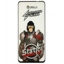 Захисне скло для Realme C75 4G, C73 5G, C71 4G, C67, C65, C63 5G, C55, Full Glue, Gorilla Anti-Static, 0.3 мм, чорне