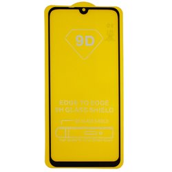 Загартоване захисне скло для Huawei Honor 9A, Y6p, сумісне з чохлами, Full Glue, без упаковки, чорне