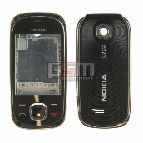 Корпус для Nokia 7230, черный, копия ААА