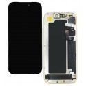 Дисплей Apple iPhone 17 Pro, чорний, з рамкою, High Copy, (OLED), DD-OLED, 120Hz, без помилки